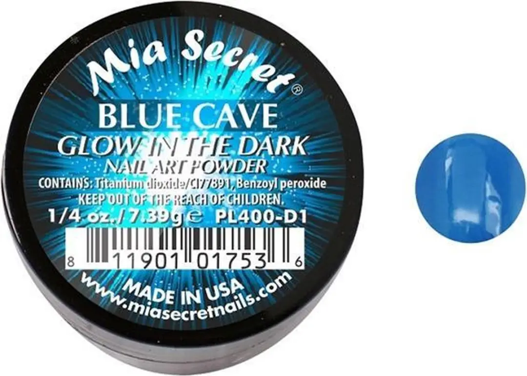 Mia Secret Glow in the Dark Acrylpoeder Blauw