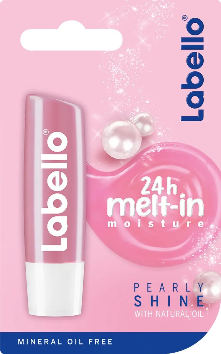 Labello Pearly Shine Lippenbalsem 5,5ml - Roze
