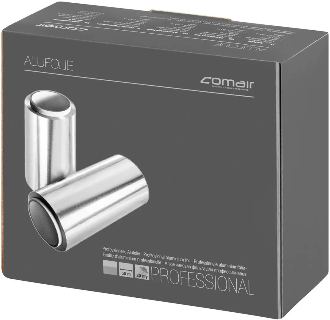 Comair Aluminium Folie 2x50m - Zwart