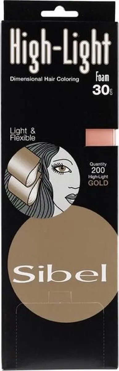 Sibel Hi Lite Foam Gold GM 200 Stuks 9,5x30cm
