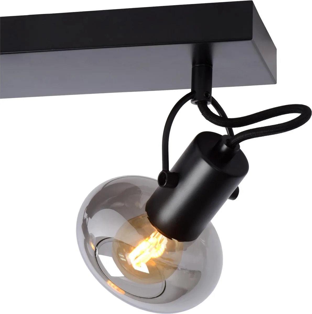 Lucide MADEE Plafondspot 3xE14 - Zwart