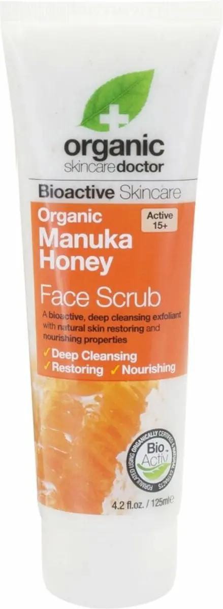 Dr. Organic Manuka Honing Gezichtsscrub 125ml