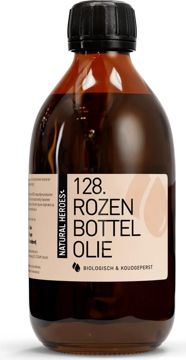 Natural Heroes Rozenbottelolie 300ml - Biologisch & Koudgeperst