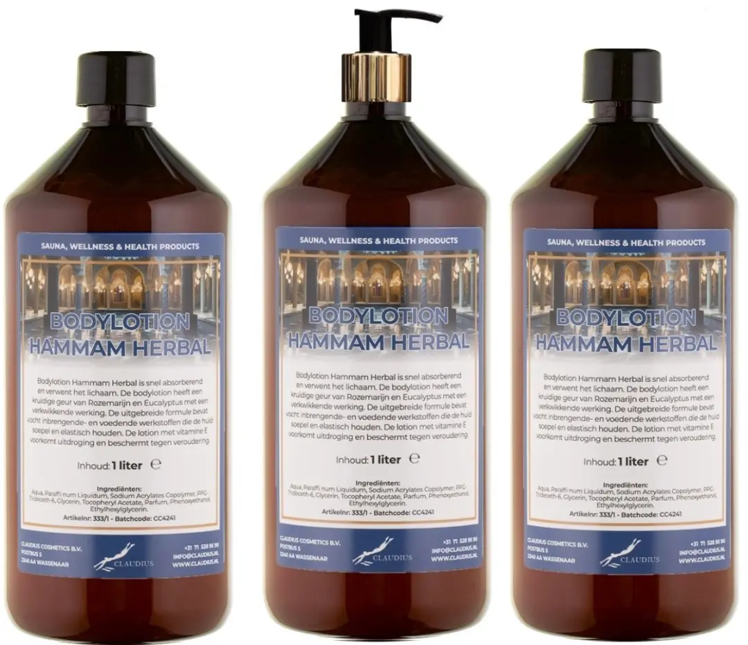 Splashbox Cosmetics Hammam Herbal Bodylotion 3L
