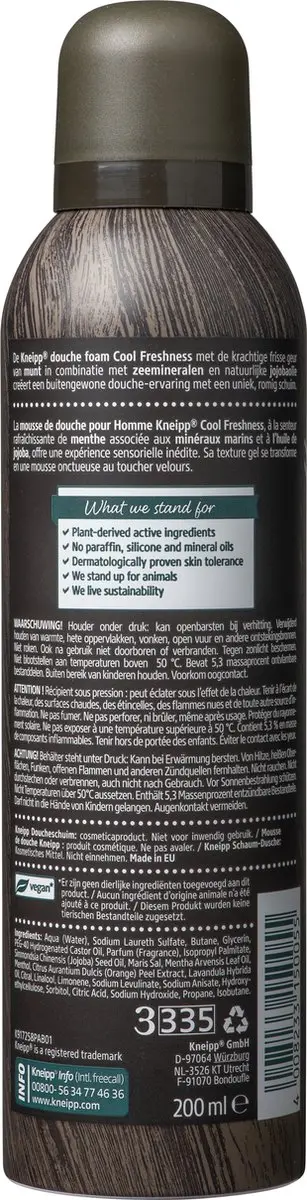 Kneipp Men Cool Freshness Douchefoam 200ml