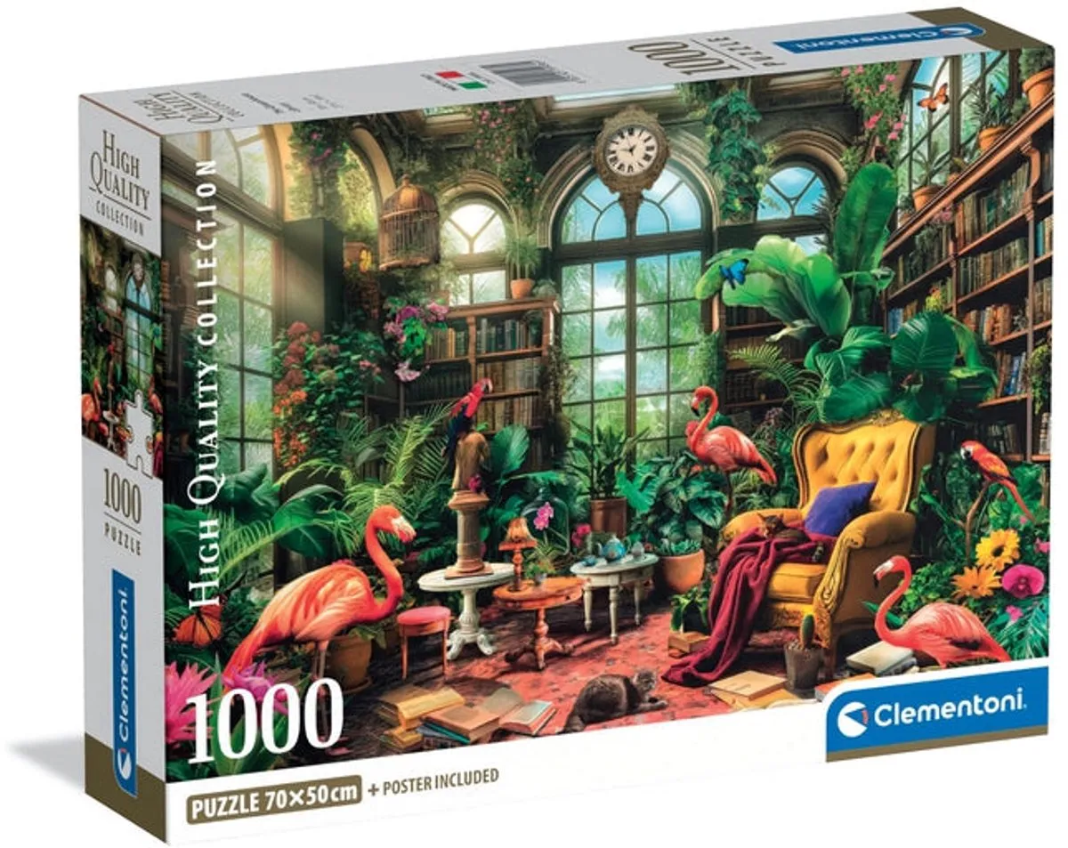 Clementoni De Kas Bibliotheek Puzzel 1000 Stuks