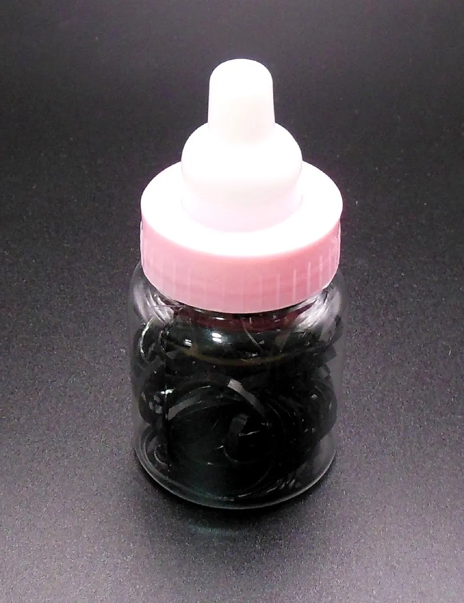 Hairmode Babyflesjes Set 8 Stuks - Transparant/Rozewit/Zwart
