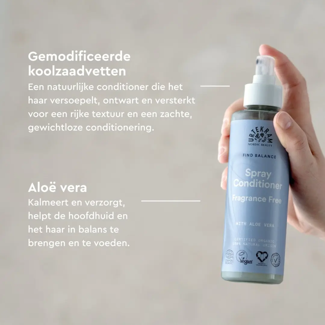 Urtekram Parfumvrije Spray Conditioner 250ml