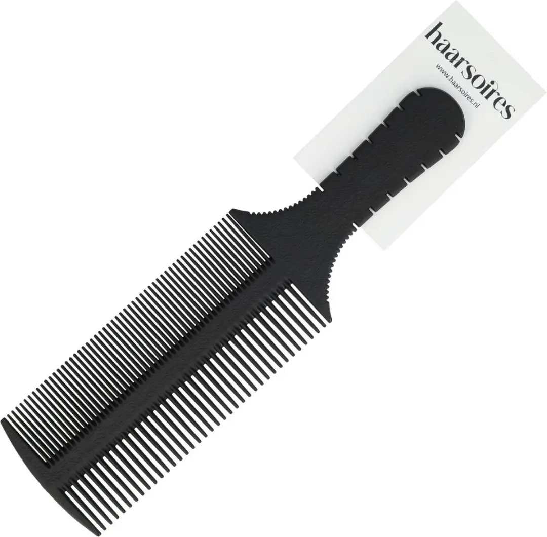 Haarsoires Haarkam 21cm - Dubbele Fijne Tanden - Zwart