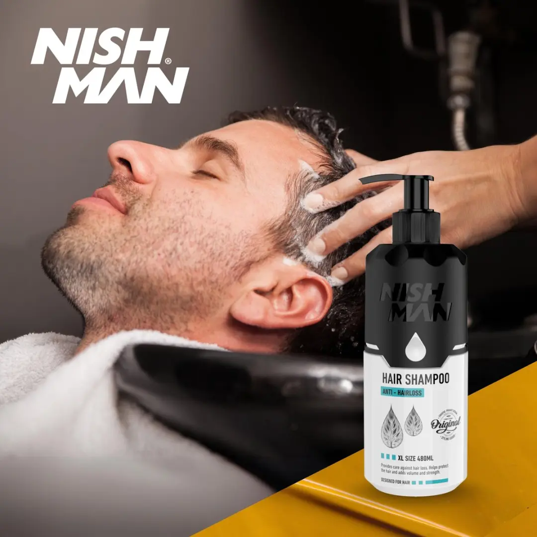 Nishman Anti-Hairloss Shampoo Keratine Complex Pro-Vitamine B5 480ml