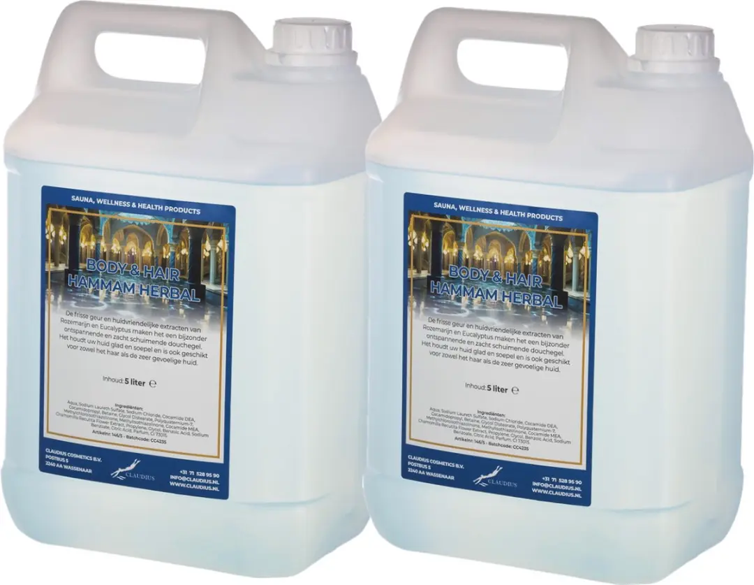 Splashbox Cosmetics Body & Hair Hammam Herbal 5L Navulling