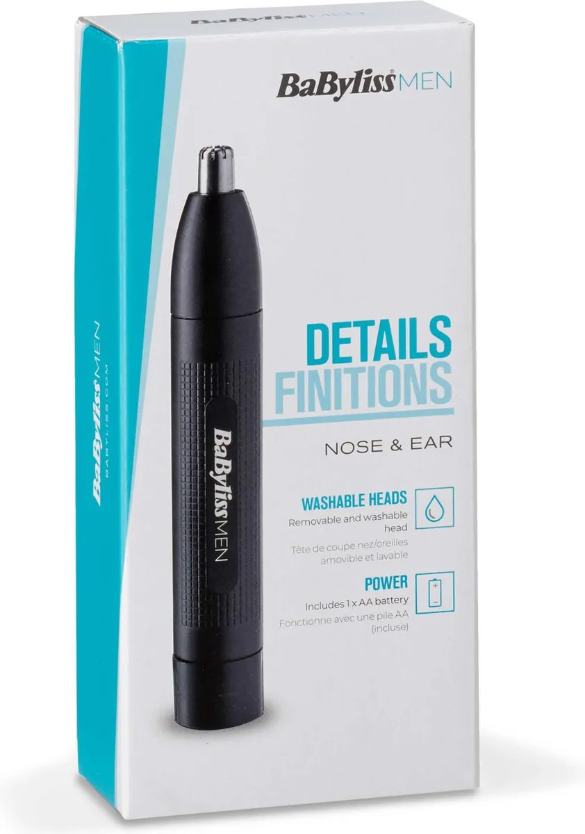 Babyliss Neus- en Oortrimmer E650E - Precisie - 1x AA