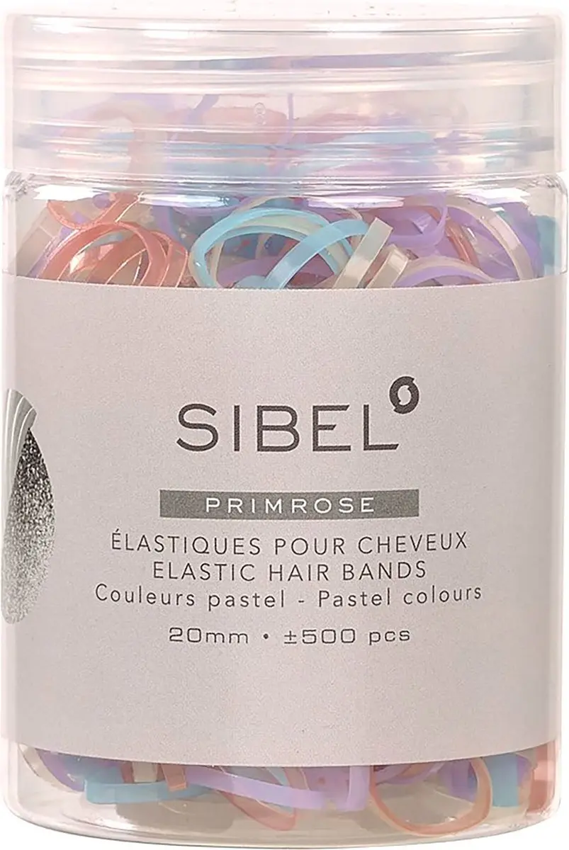 Sibel Fancy Haarelastiekjes Pastel
