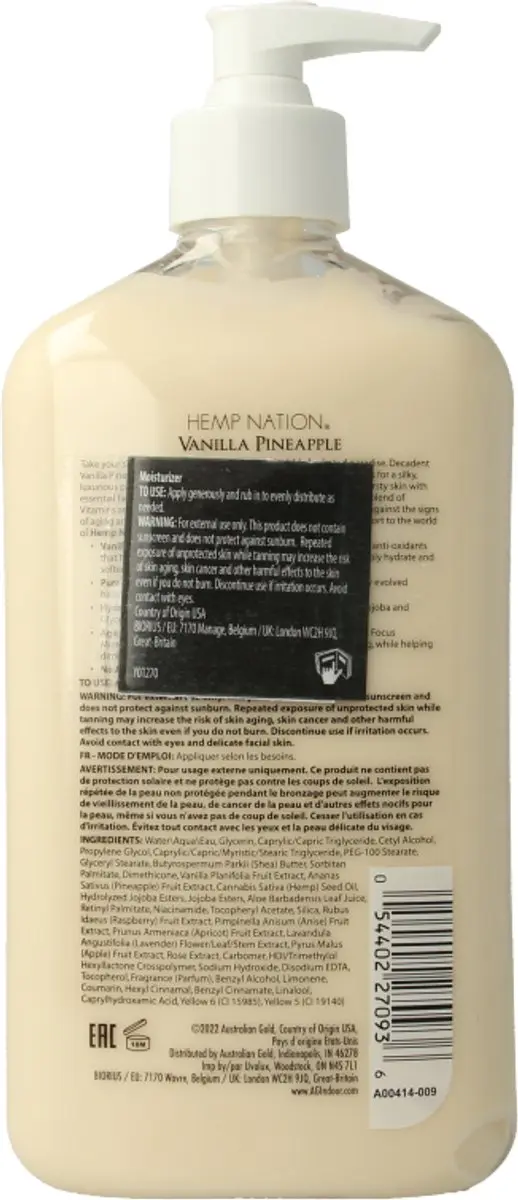 Australian Gold Hemp Nation Moisturizing Tan Extender 535ml