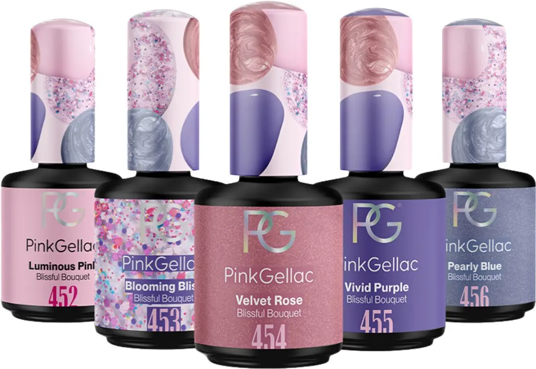 Pink Gellac Blissful Bouquet Set Gellak - 5x15ml - 5 Kleuren