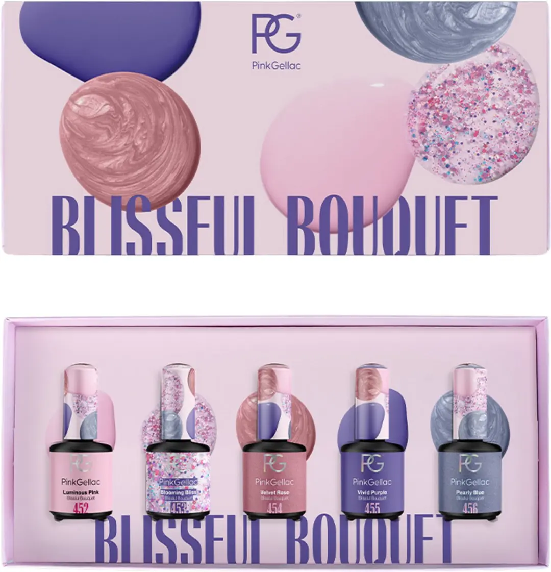 Pink Gellac Blissful Bouquet Set Gellak