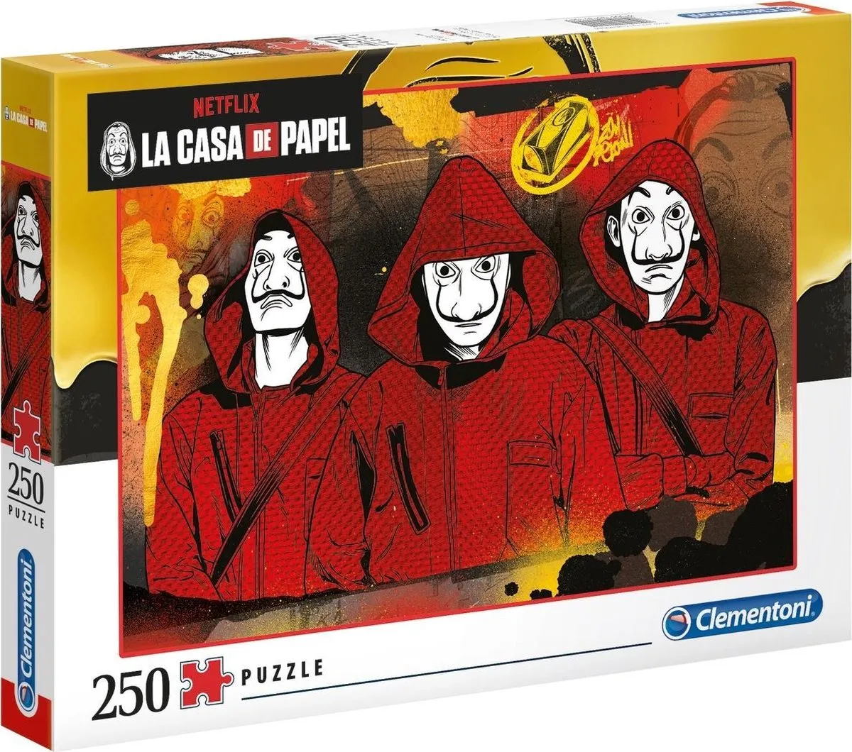 Clementoni La Casa De Papel Legpuzzel 250 Stuks