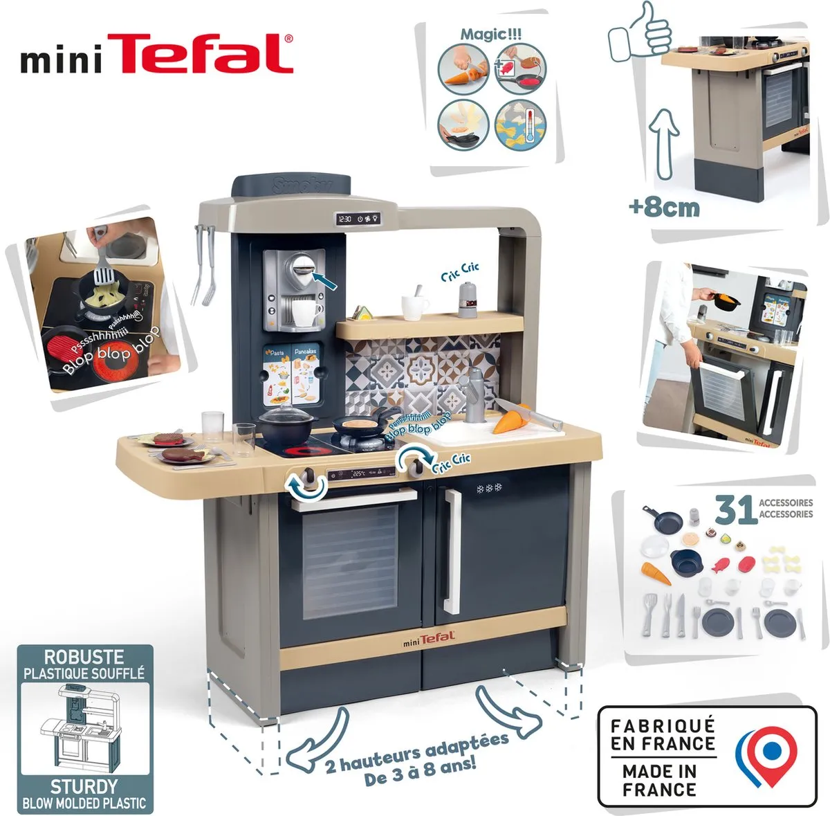 Smoby - Tefal Evolutieve Keuken - Speelgoedkeuken