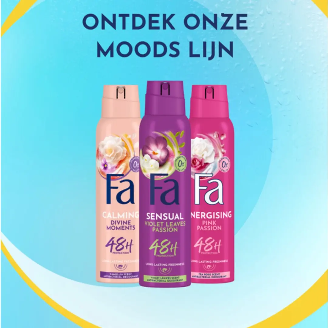 Fa Deodorant Spray Violet Leaves 150ml - 3 Stuks