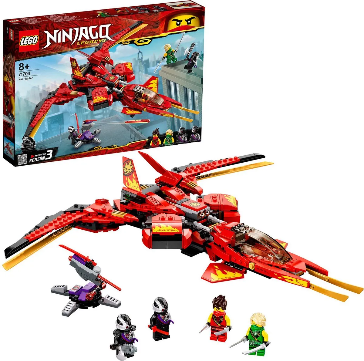 LEGO Ninjago Legacy Kai Fighter 71704 - 513 Stukken