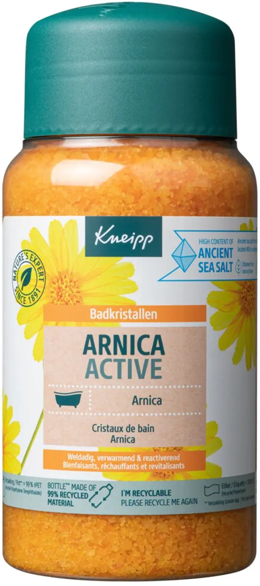 Kneipp Arnica Active Badkristallen - 1800g (3x600g)