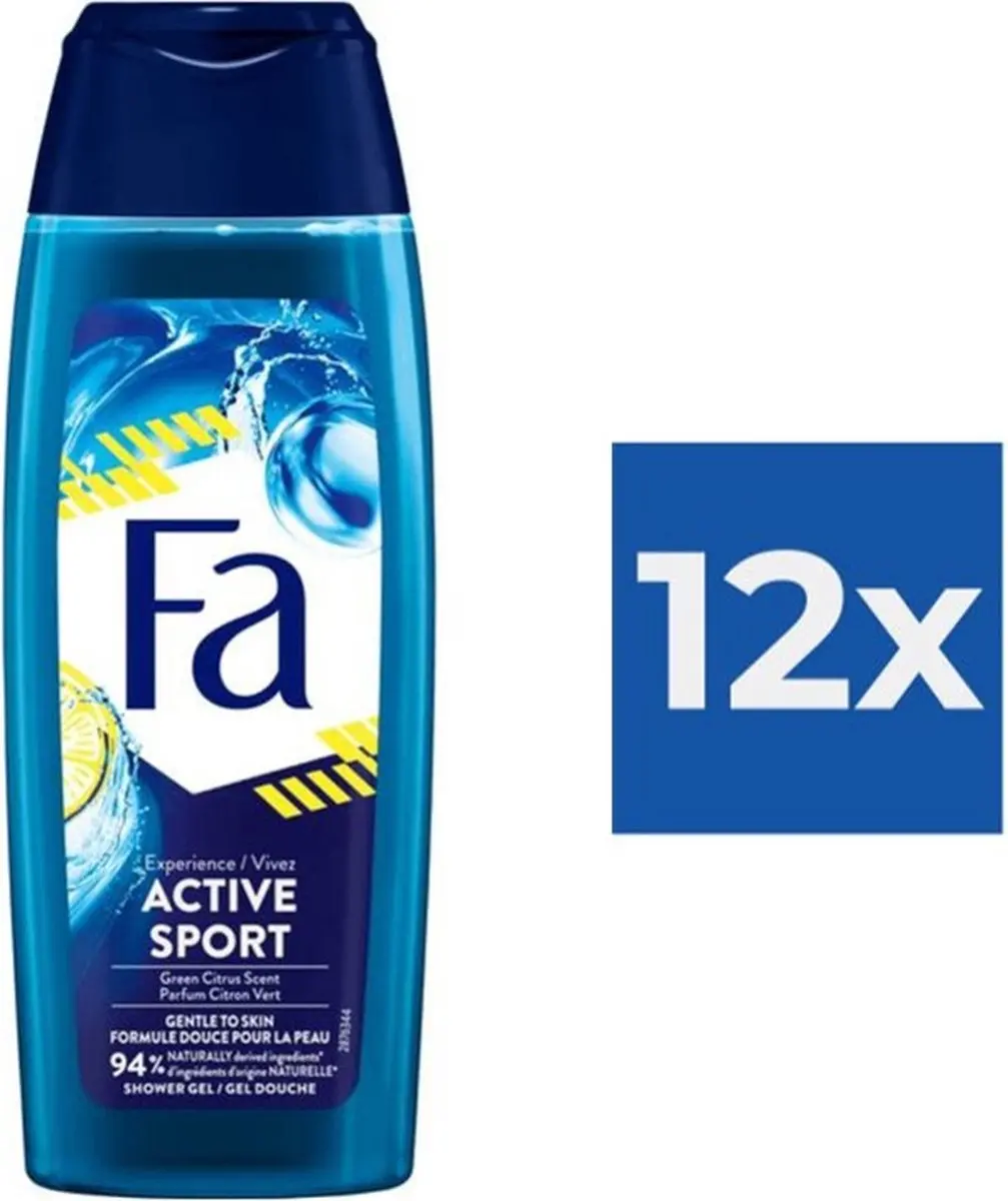 Fa Men Active Sport Douchegel Green Citrus 250ml