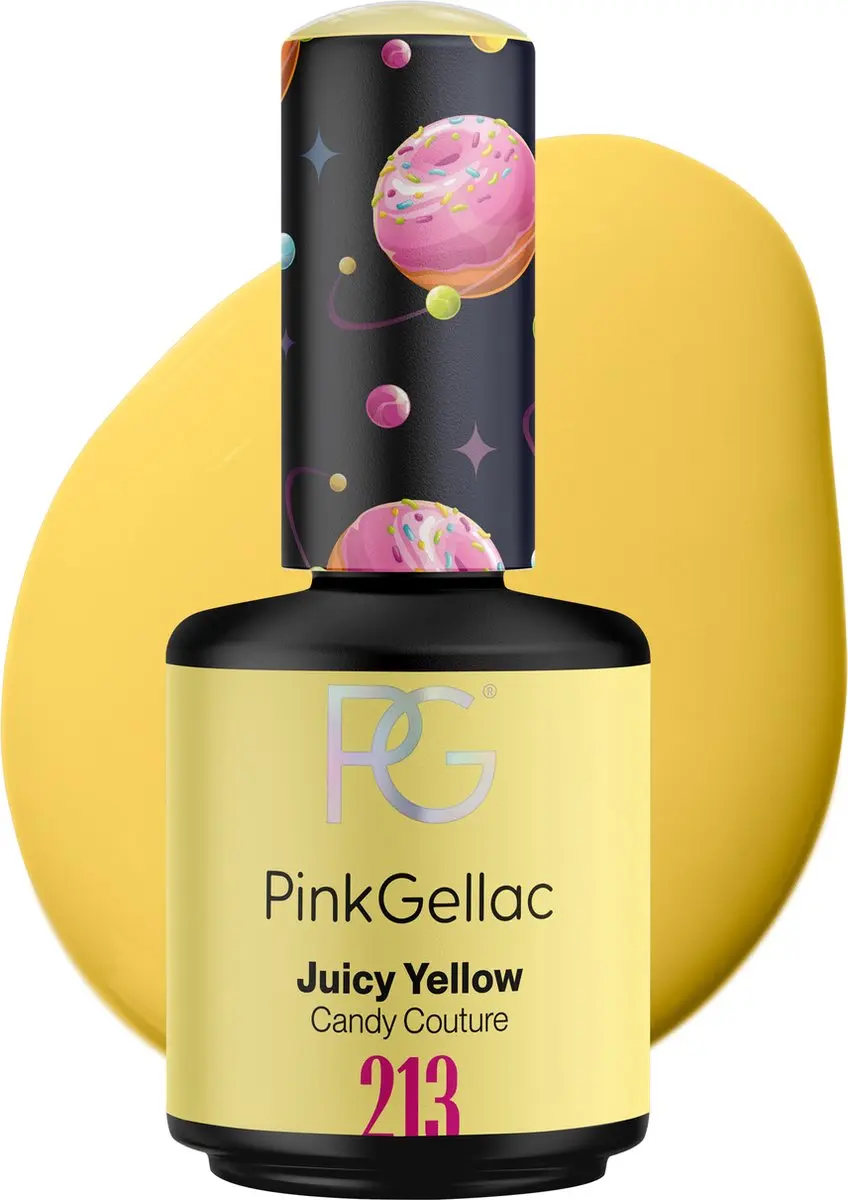 Pink Gellac Juicy Yellow 213 Gellak 15ml