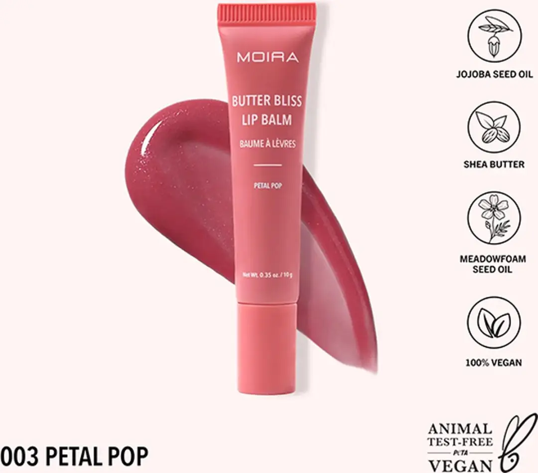 Moira Butter Bliss Lip Balm Petal Pop - 10g