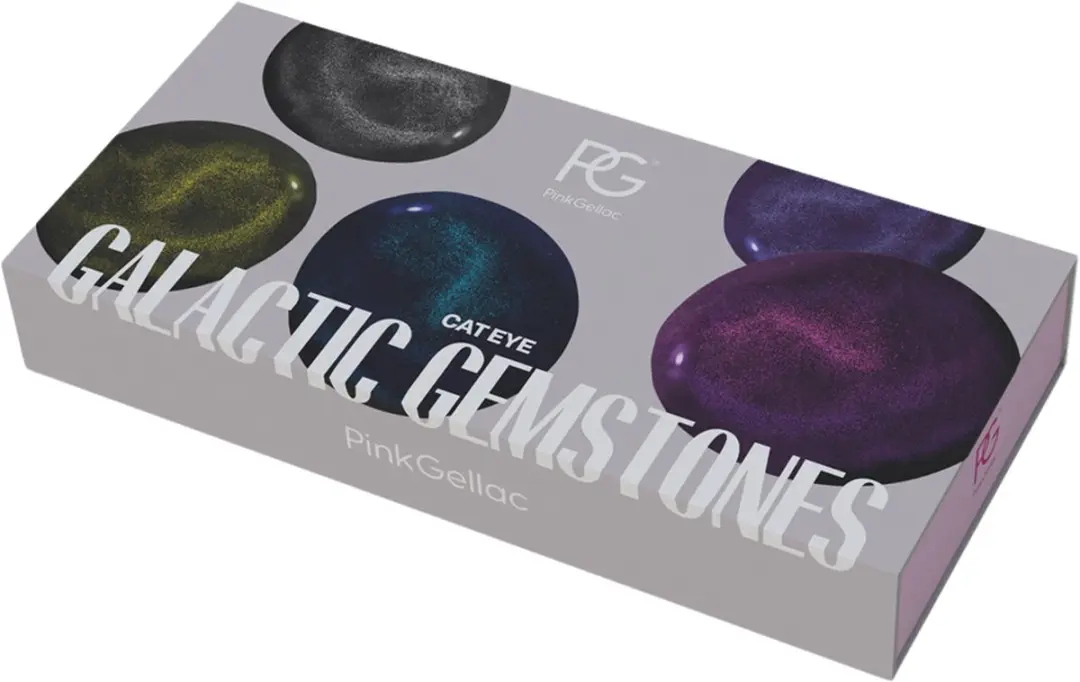 Pink Gellac Cat Eye Collectie Box Galactic Gemstones - 5x15ml Multicolor