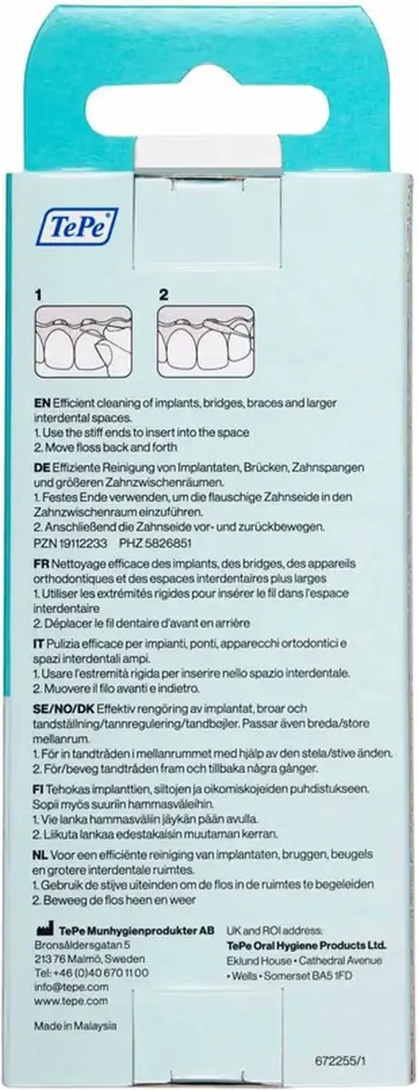 TePe Bridge & Implant Floss 30 Stuks