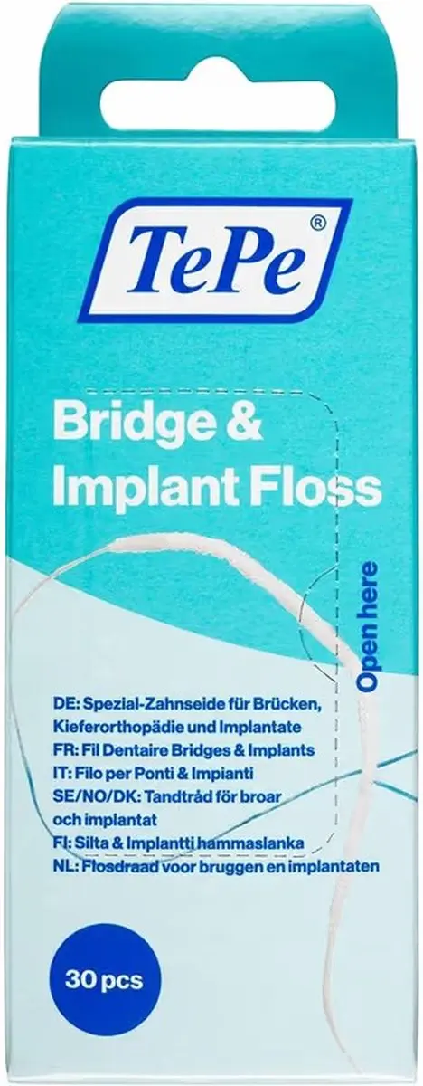 TePe Bridge & Implant Floss 30 Stuks
