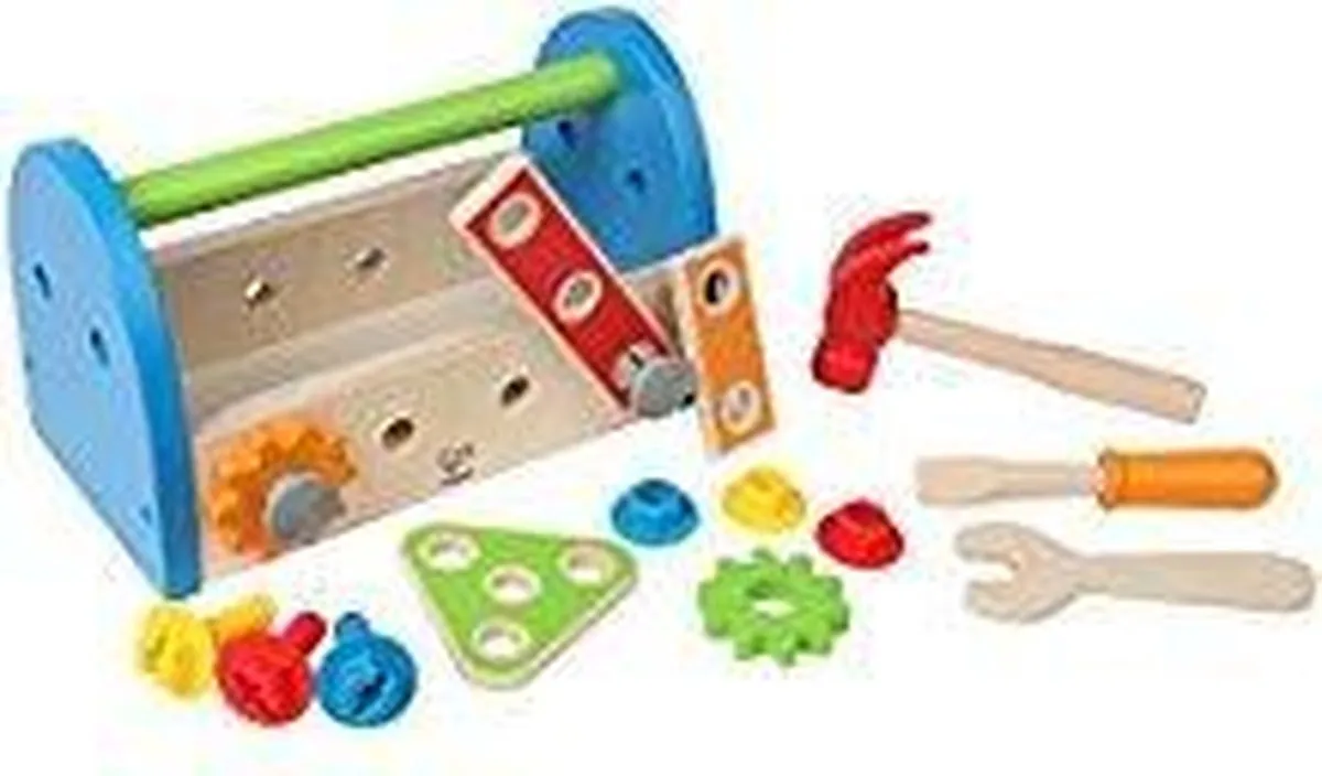 Hape Fix-it Gereedschapskist - Veelkleurig