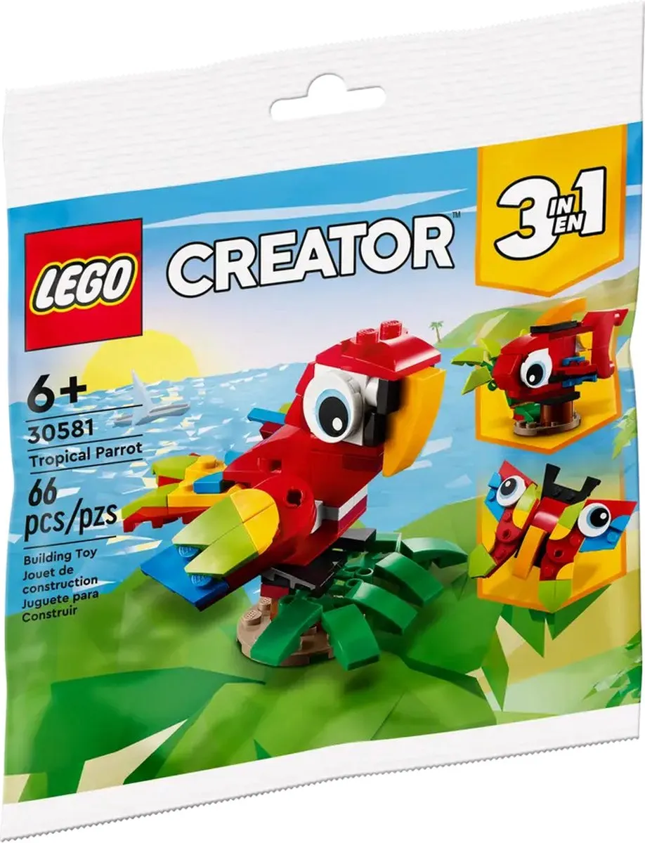 LEGO Creator 30581 Tropische Papegaai - PolyBag - afbeelding 2 van 4