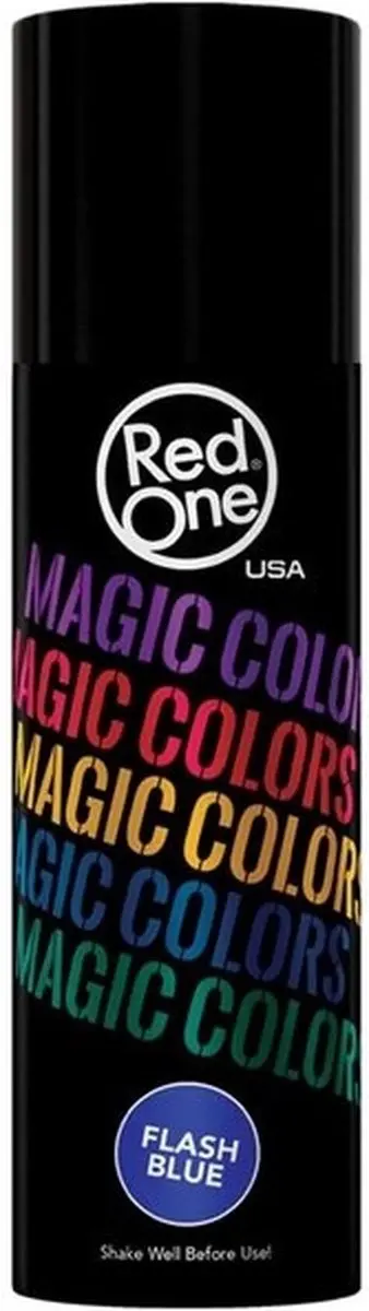 Red One Magic Colors Haarspray Flash Blue 100ml