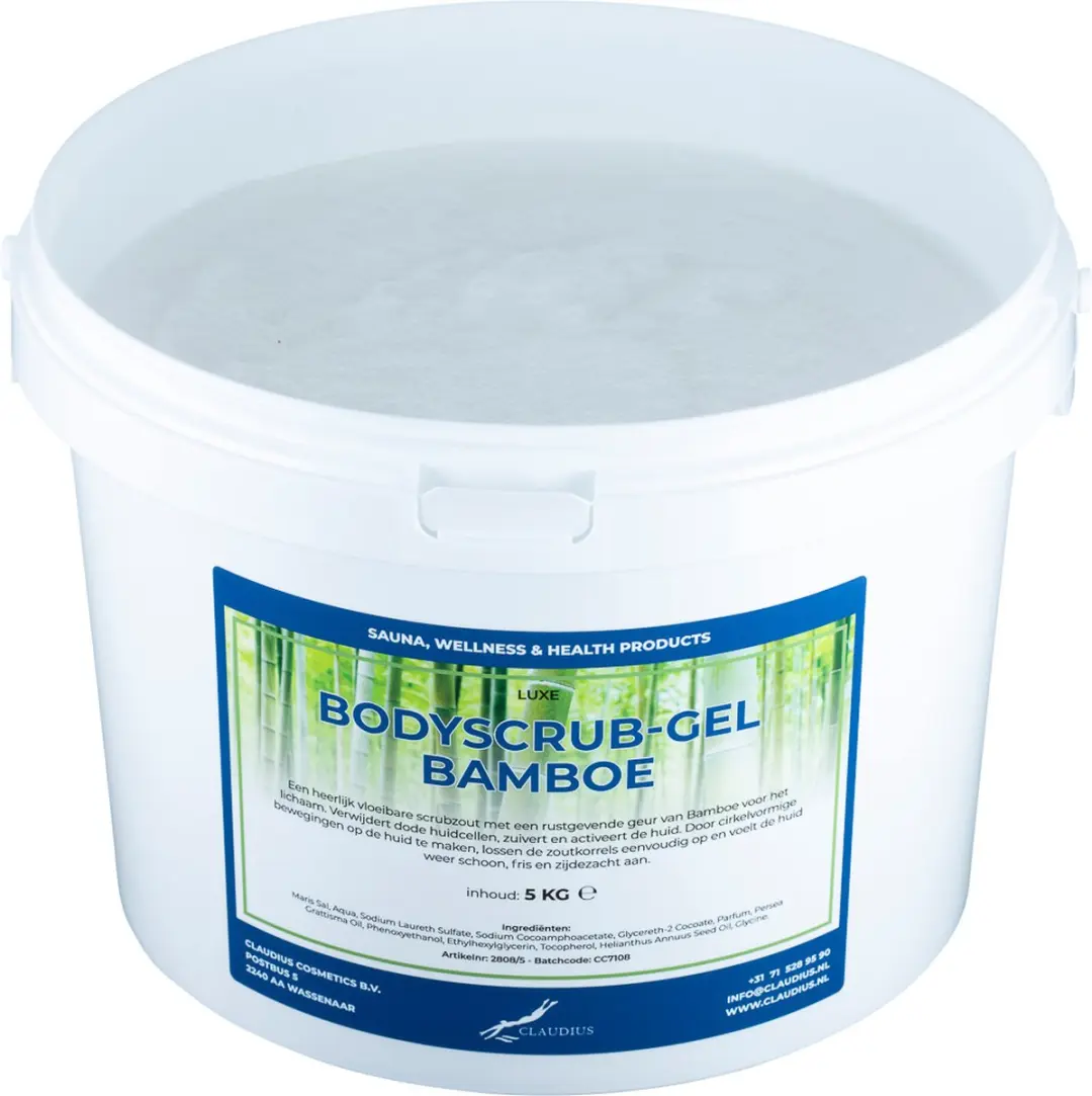 Splashbox Cosmetics Bodyscrub-Gel Bamboe 5 kg