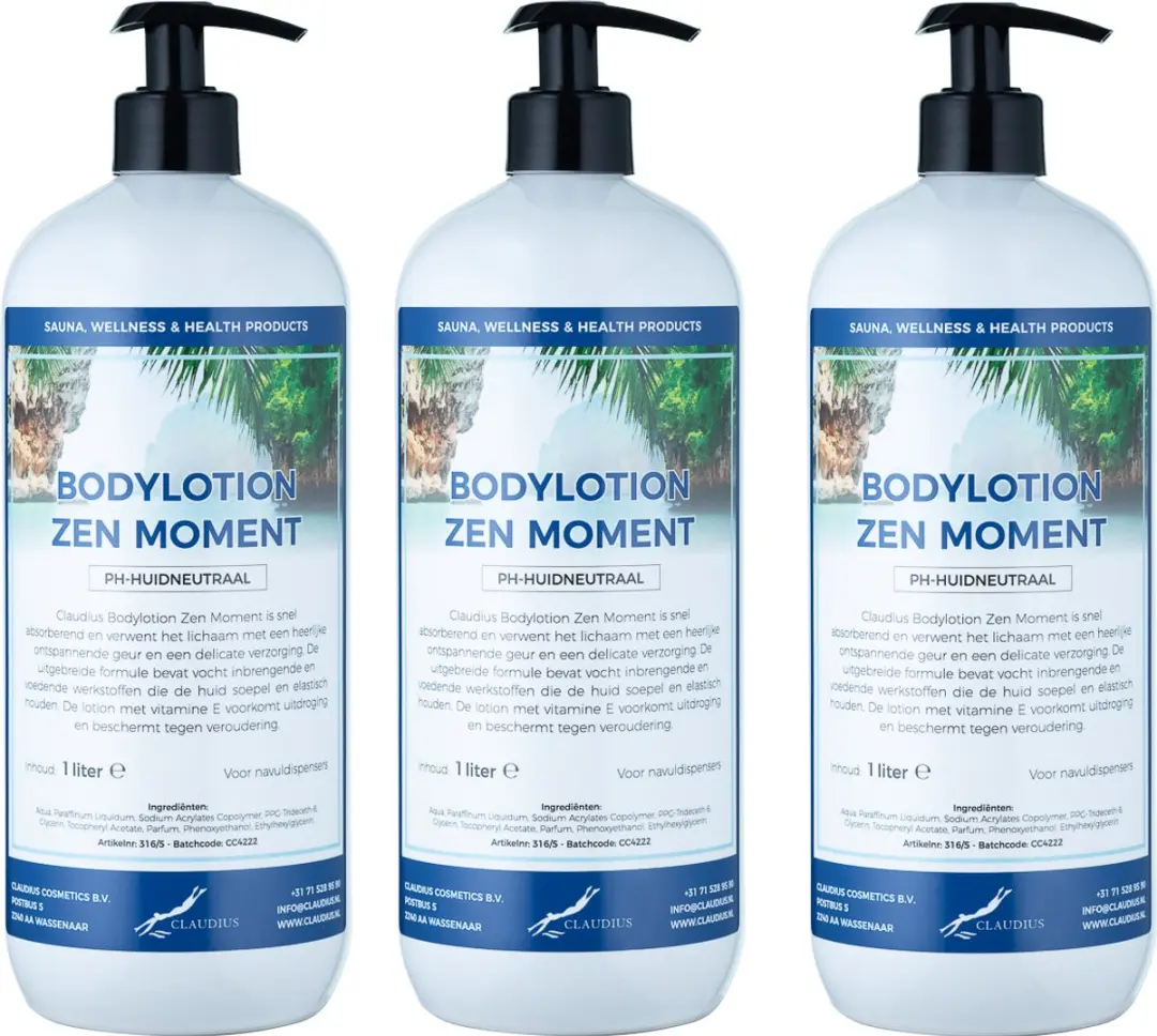 Splashbox Cosmetics Zen Moment Bodylotion 3L - 3 Stuks