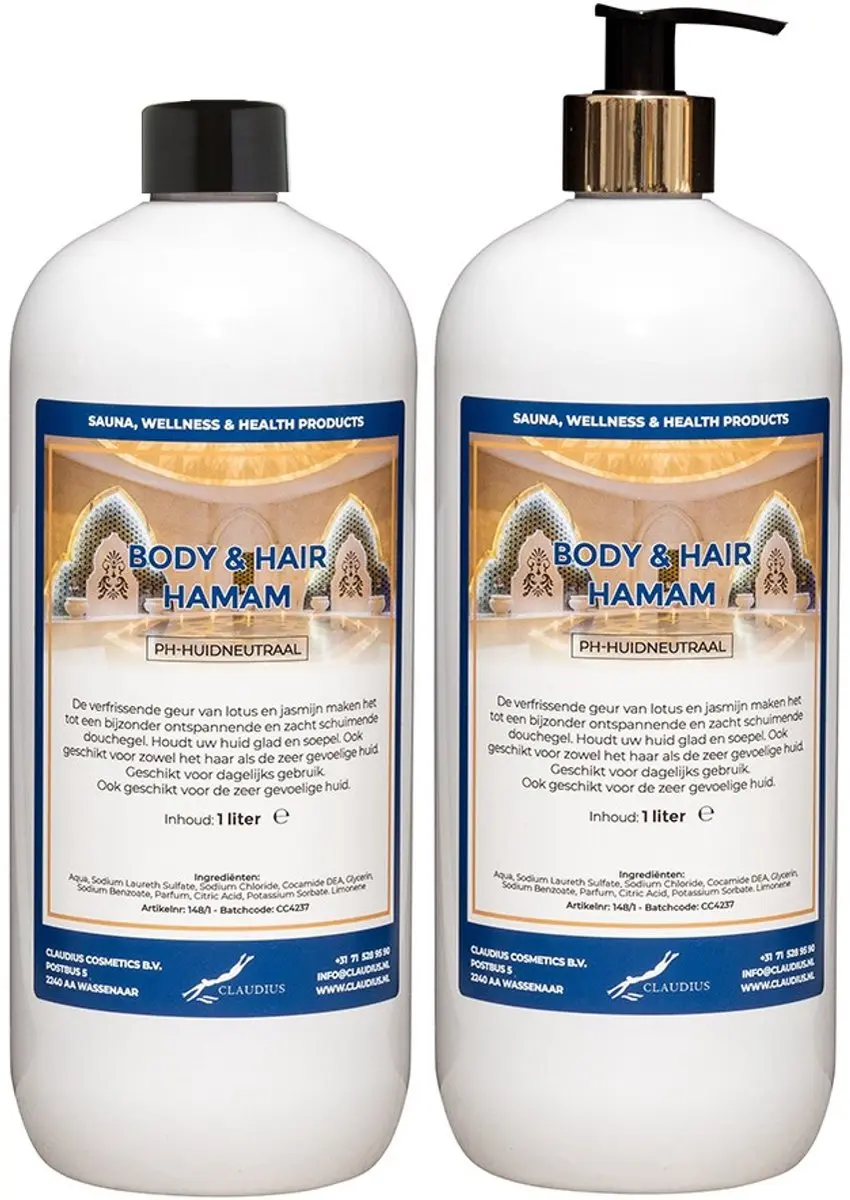 Splashbox Cosmetics Body & Hair Hamam 2 Liter
