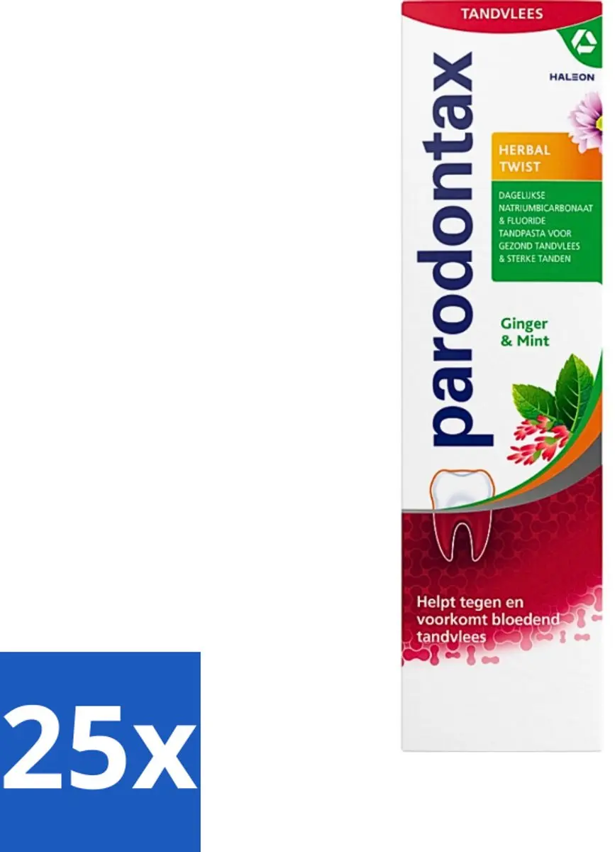 Parodontax Tandpasta Herbal Twist Ginger & Mint 75ml