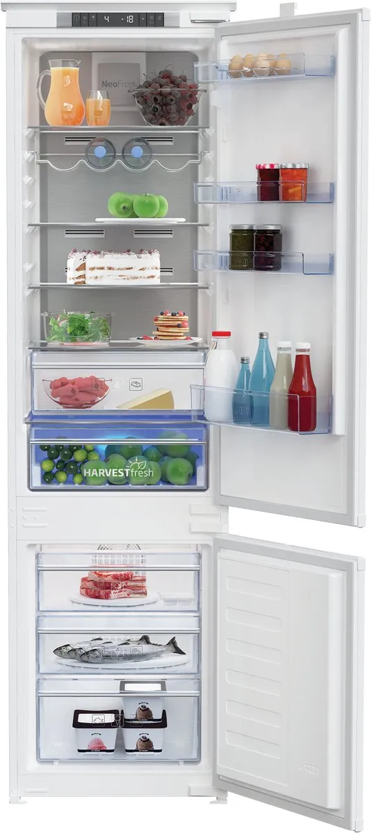 Beko BCNA306E4SN Inbouwkoelkast 284L