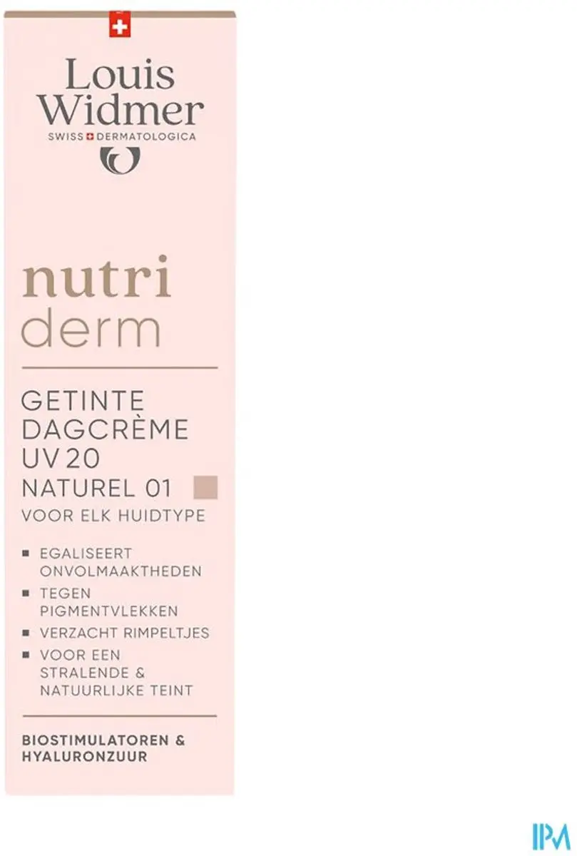 Louis Widmer Getinte Dagcrème SPF 20 30ml - Vegan