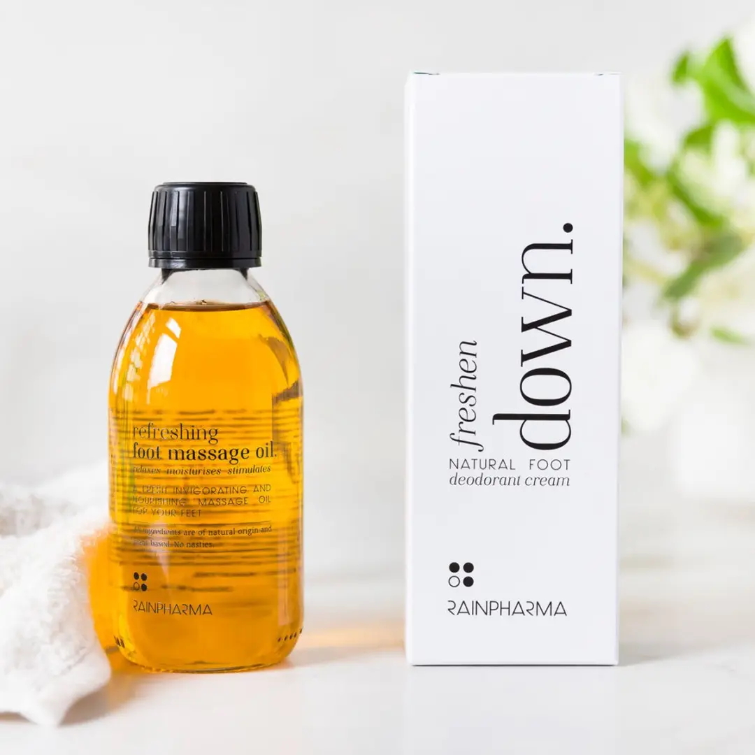 RainPharma Freshen Down Voetendeodorant 100ml - Natuurlijk