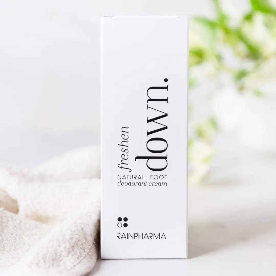 RainPharma Freshen Down Voetendeodorant 100ml - Natuurlijk