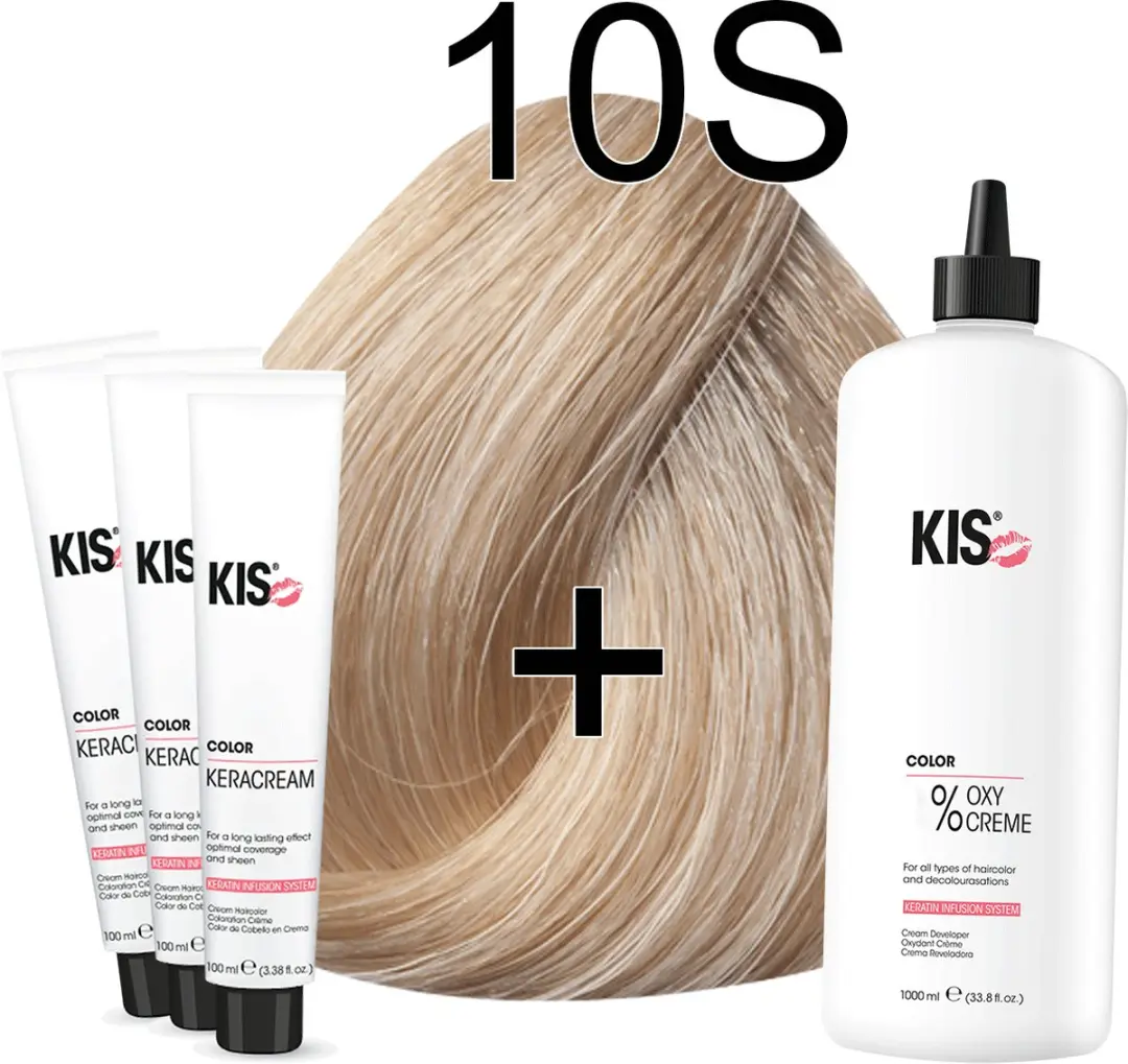 KIS KeraCream Color Super Lichtblond Haarverf Set