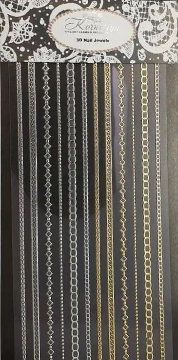 Korneliya 3D Nail Jewels XL11 Nagelstickers