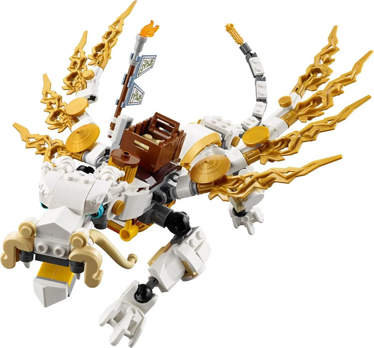 LEGO Ninjago De Draak van Meester Wu 70734 - 575 Stukken - 5 Minifiguren - afbeelding 4 van 6