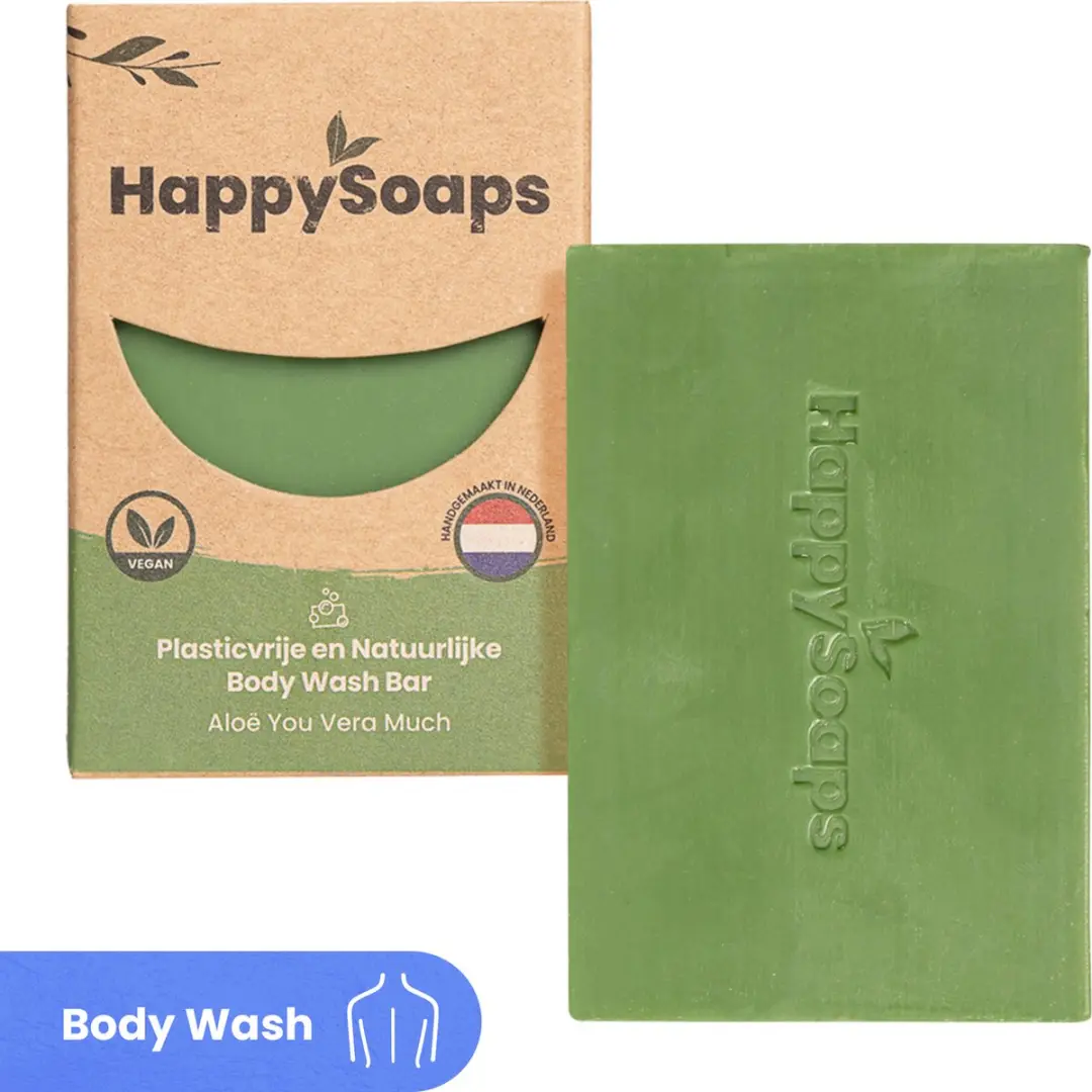 HappySoaps Body Wash Bar Aloë You Vera Much