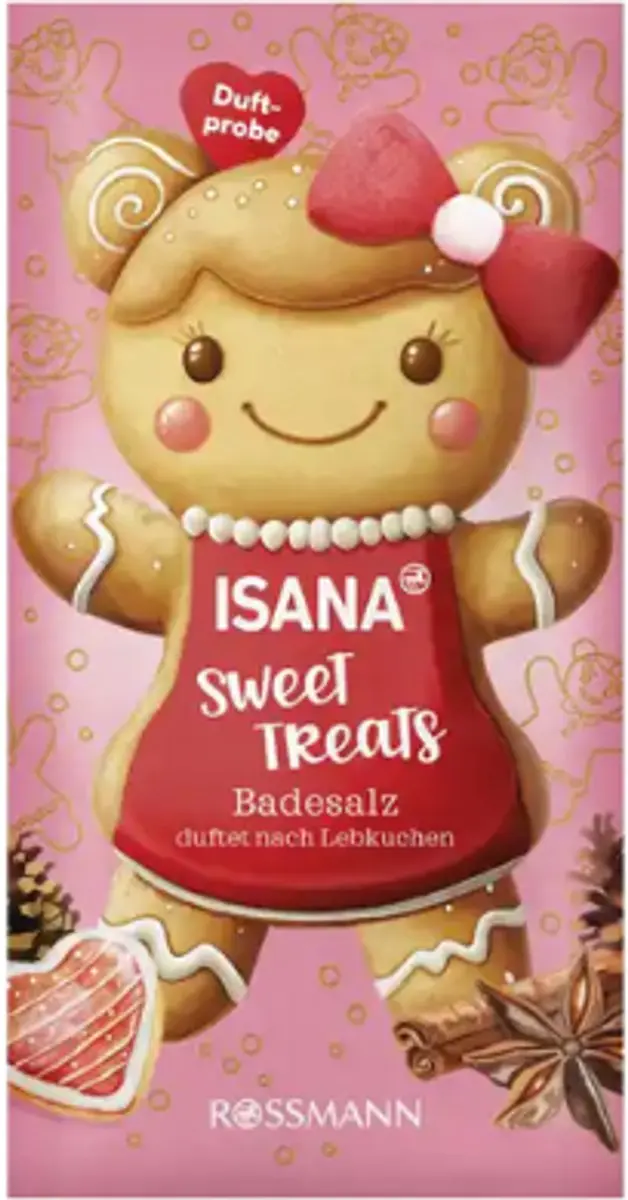 Isana Kerst Badzout Sweet Treats 80g