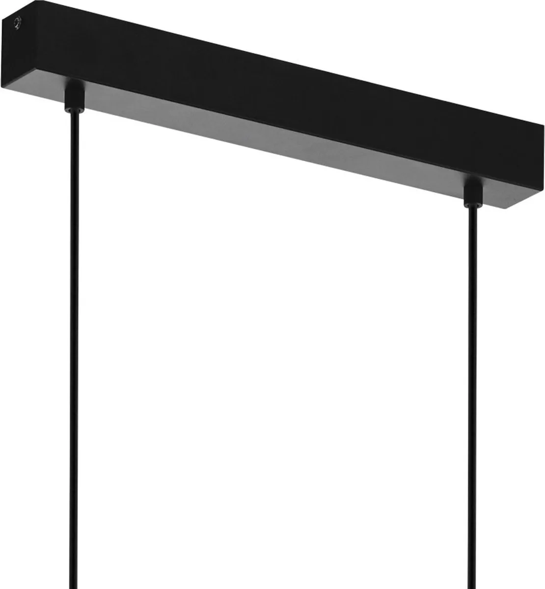Eglo Hornwood Hanglamp E27 78cm - 3 Lichtpunten - Zwart/Bruin