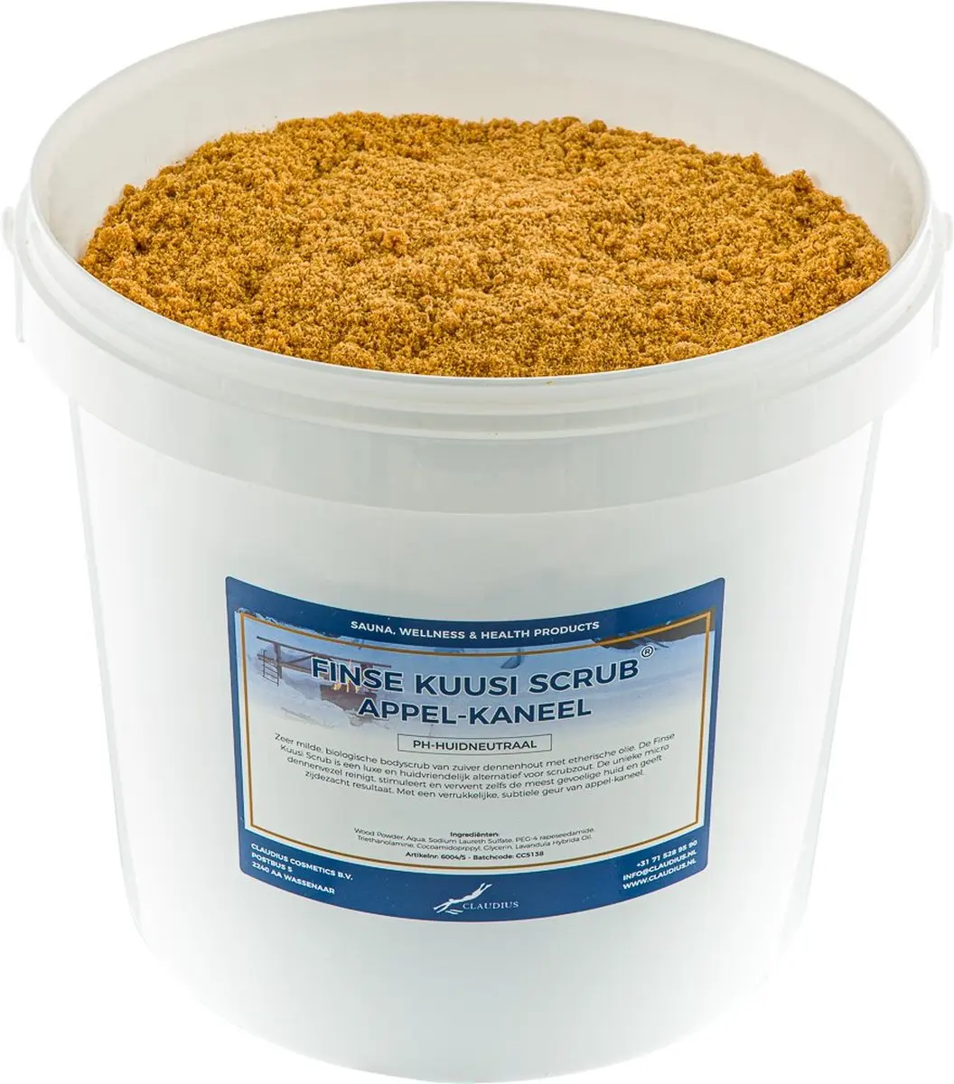 Splashbox Cosmetics Kuusi Scrub Appel-Kaneel 10L