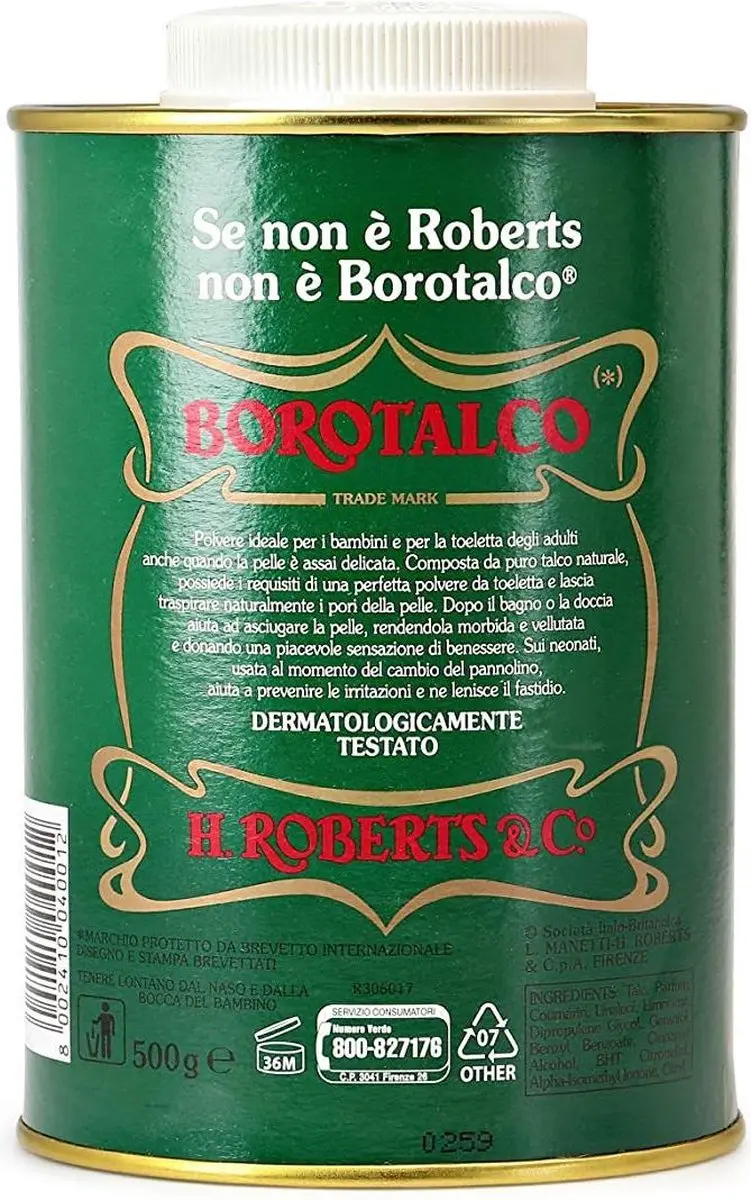Borotalco Roberts Talkpoeder 500g